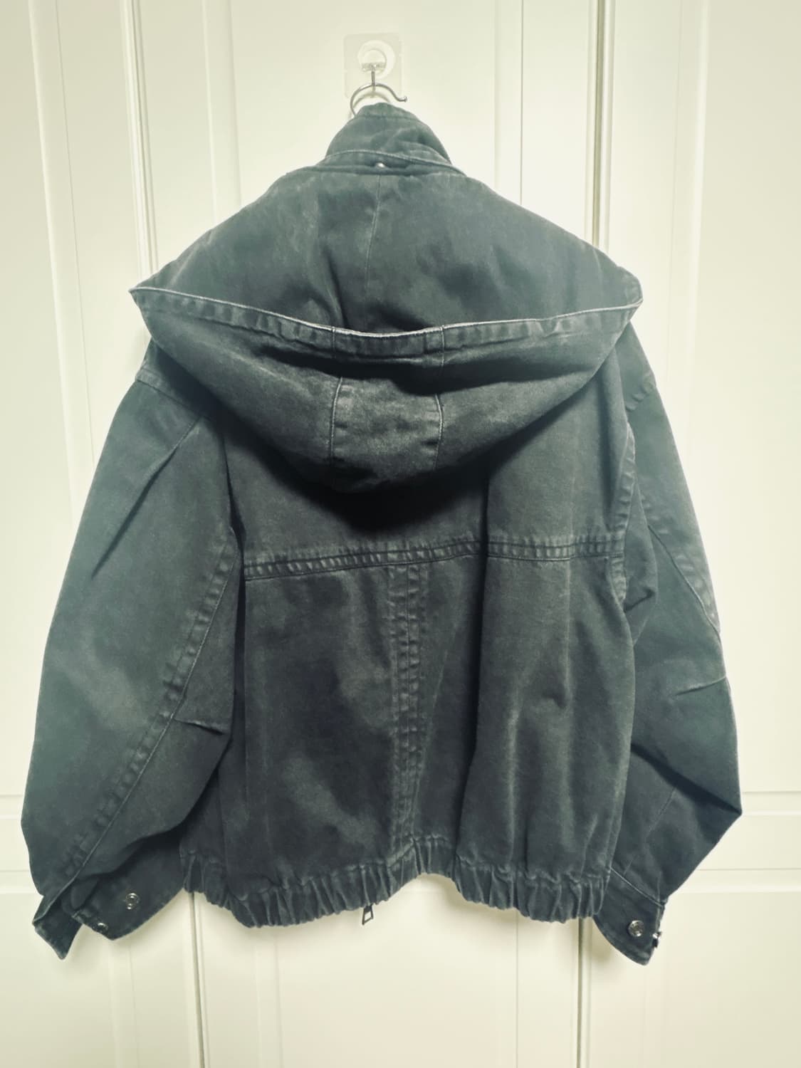 [48 size] 송지오 옴므 22fw 하이넥 3D  데님 트러커 자켓 상품이미지2