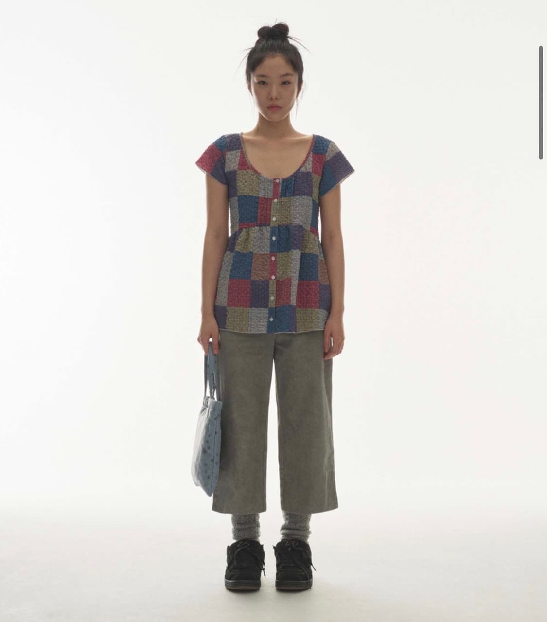 코이세이오 더블 카프리팬츠 그레이 2 상품이미지2