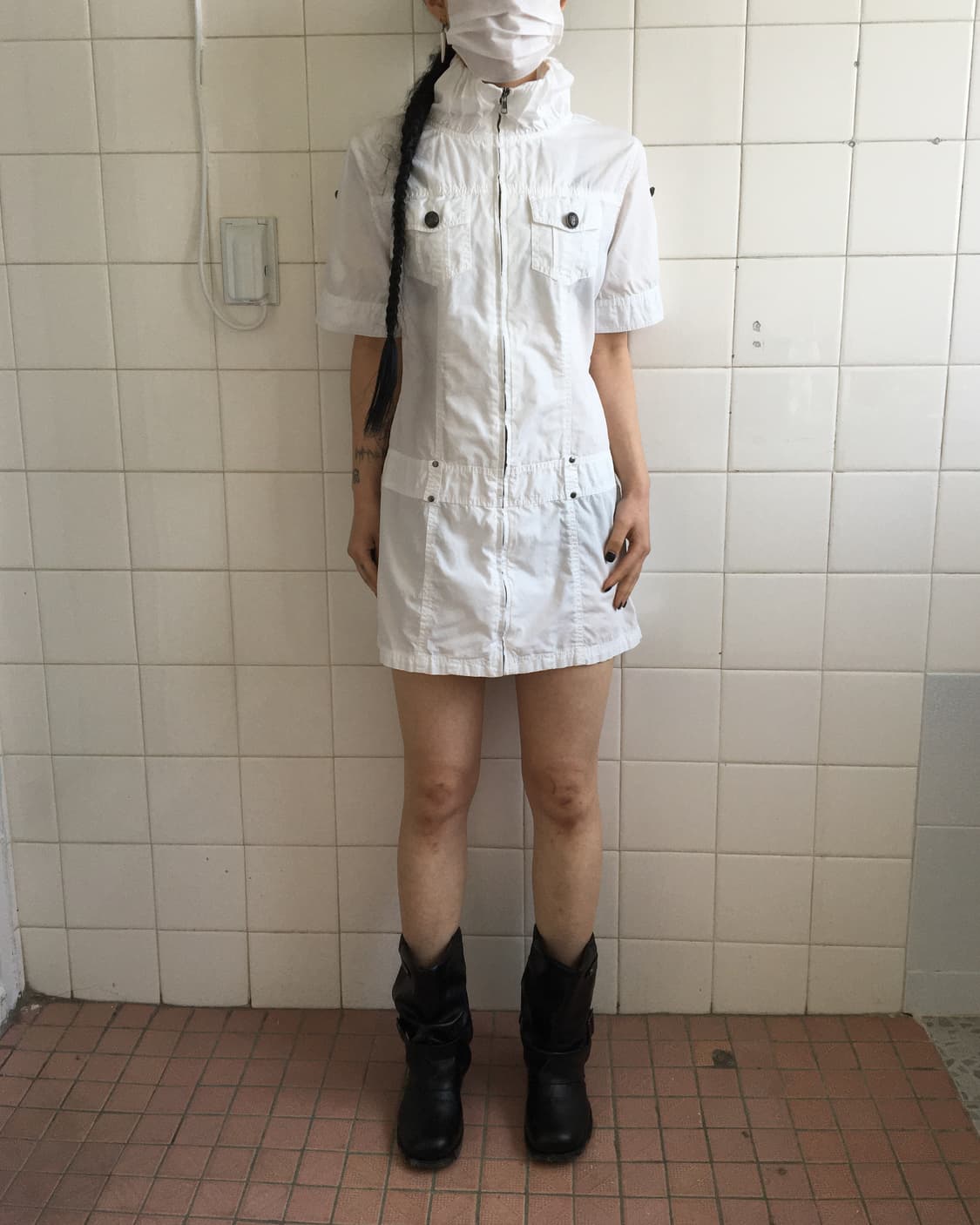 Neckline point high neck zip up 상품이미지7