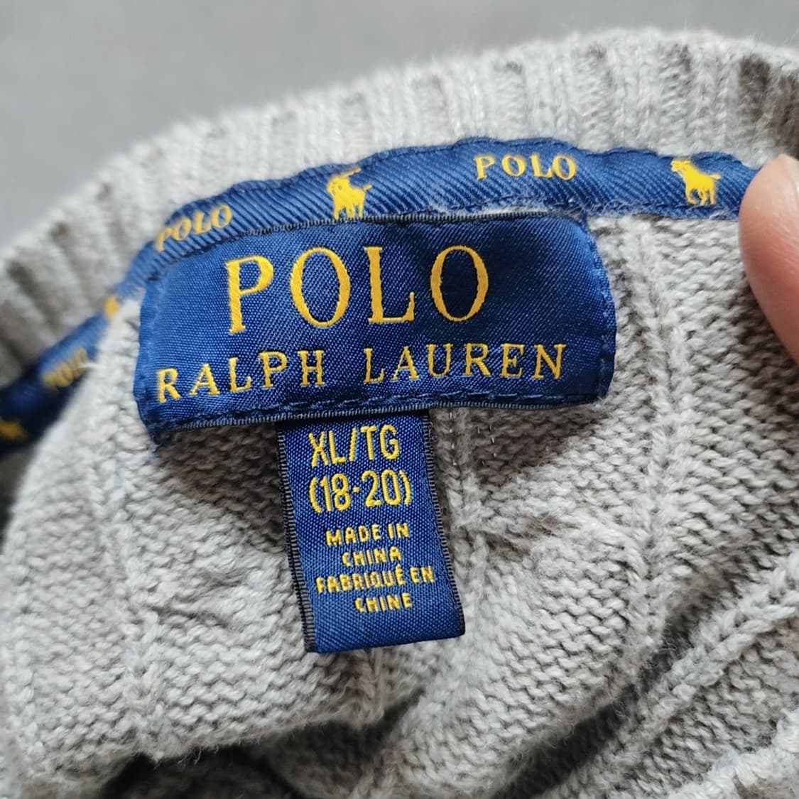 [XL] 폴로 여성 꽈배기 니트 (2843) 상품이미지4