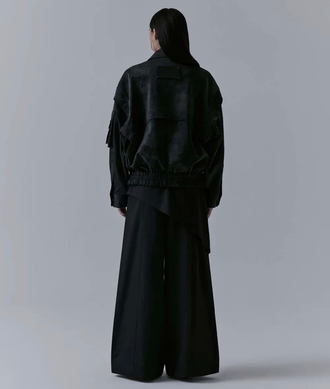 트리밍버드  Suede Matte Leather Jacket [Black 상품이미지3