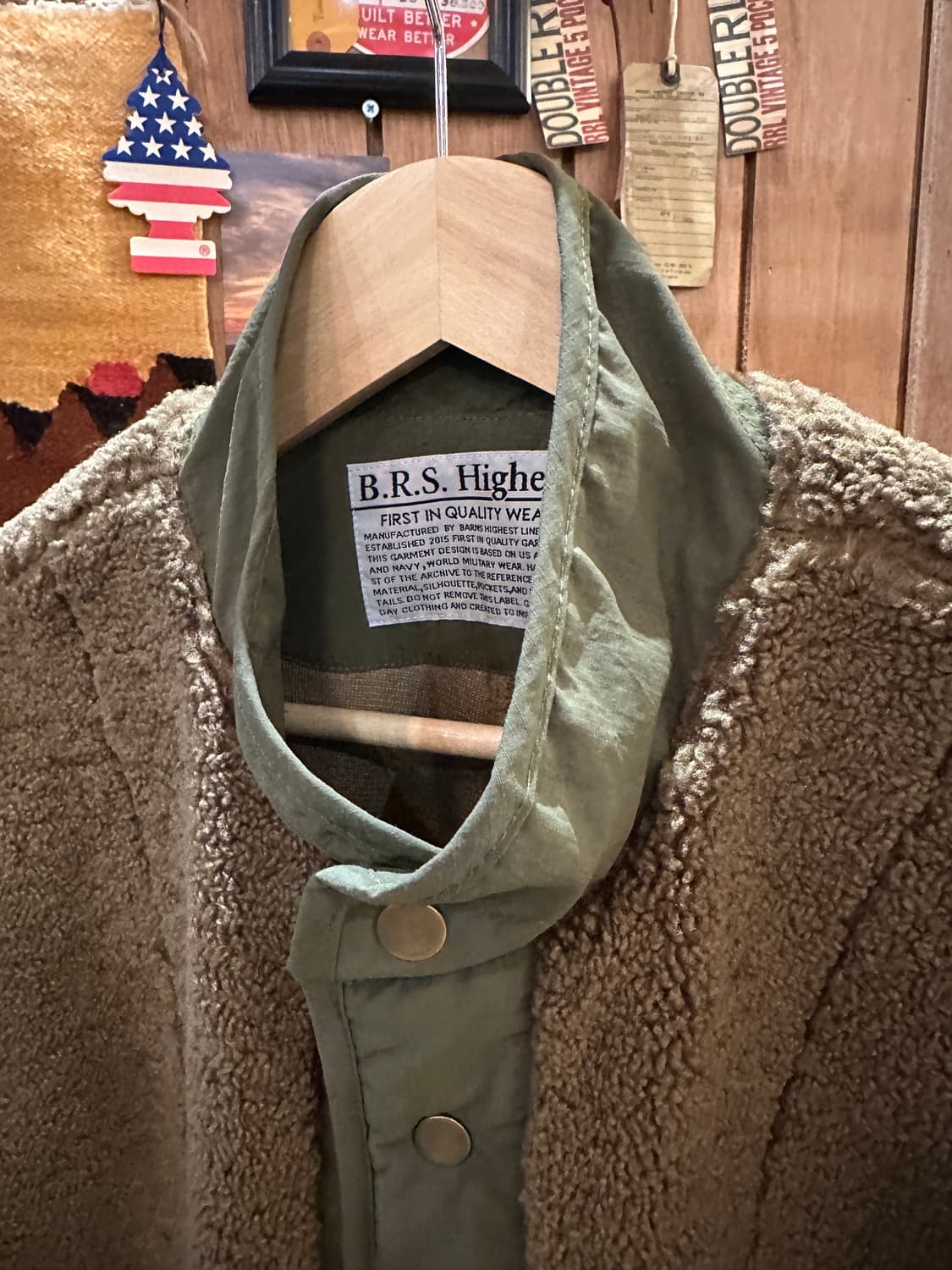 반스 아웃피터스 보아 후리스 베스트 M 상품이미지2