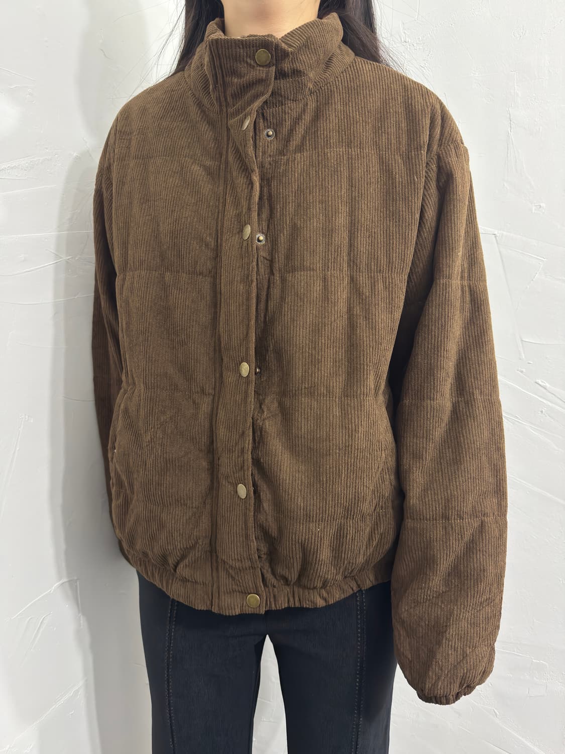 shein brown jacket 상품이미지4