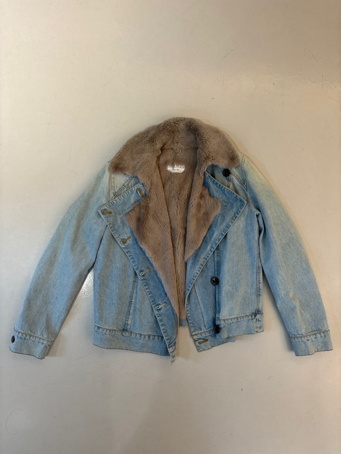 Maxmara Fur Denim Jacket 상품이미지5