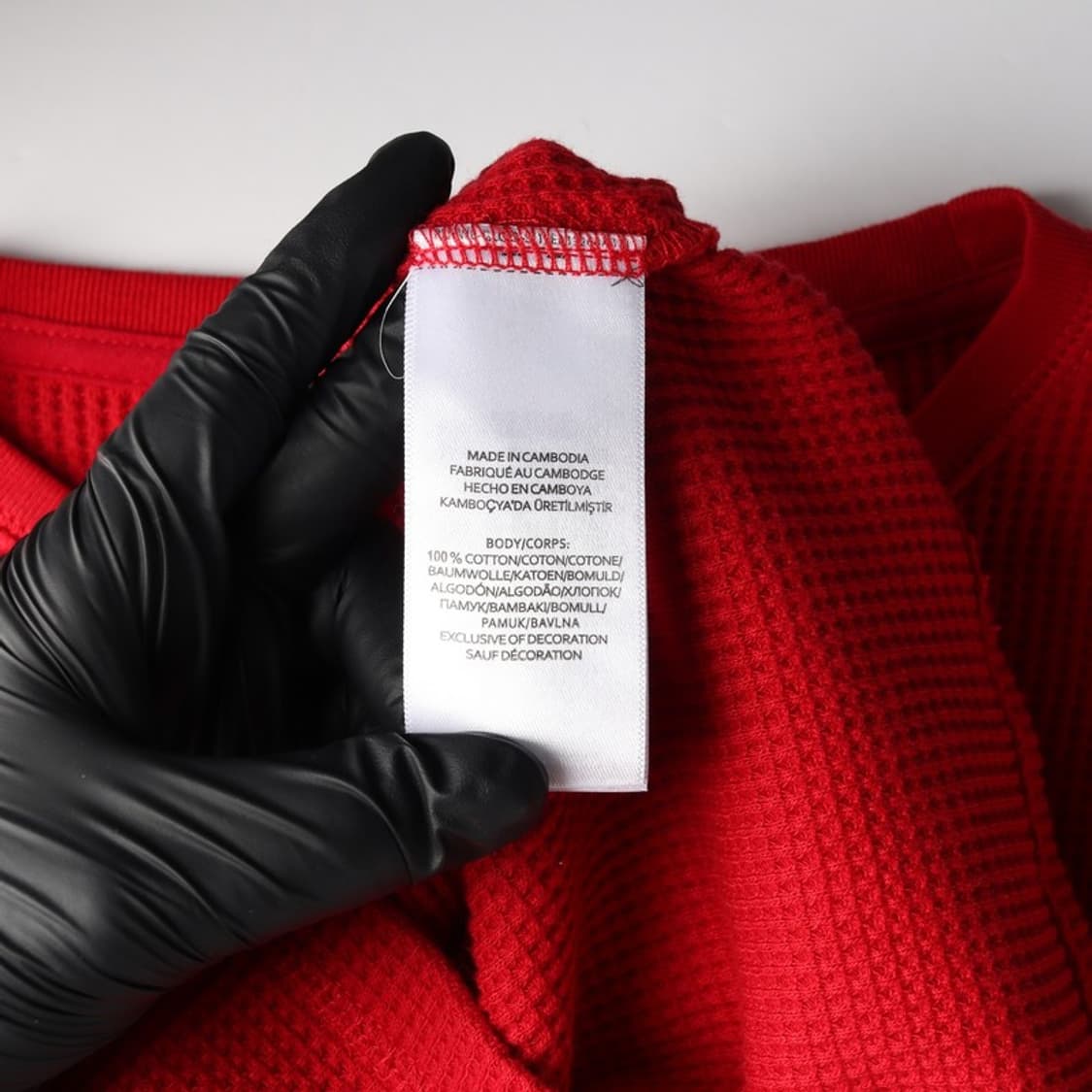 폴로 랄프로렌 레드 포니 와플 니트 서멀 긴팔 티셔츠 M 상품이미지7