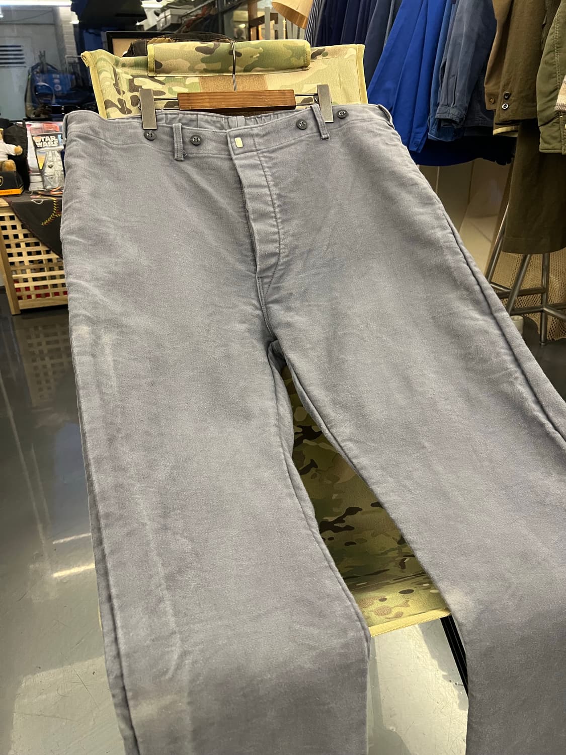 SUN FADED VINTAGE MOLESKIN 그레이몰스킨워크팬츠 상품이미지5