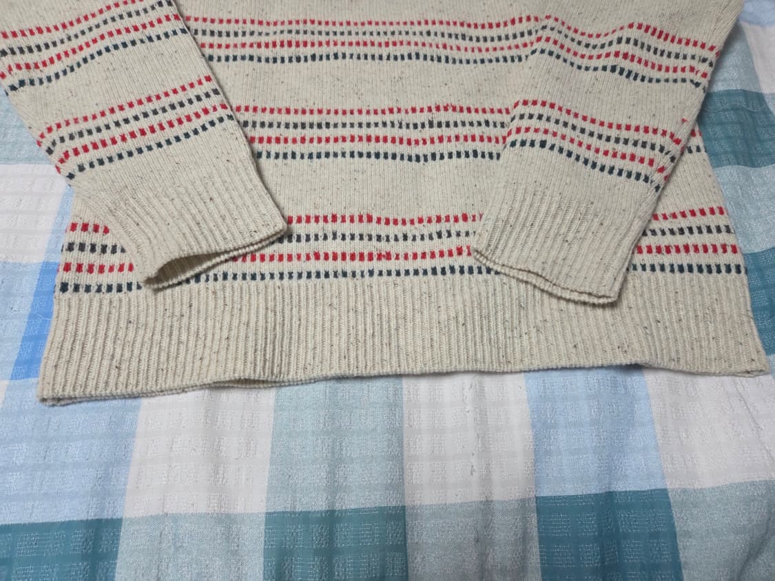 [M]Adsum Flecks Sweater Square Stripe 니트 상품이미지4