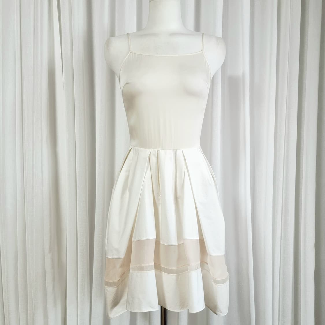 3.1 필립림 실크 코튼 뷔스티에 원피스 (44/표기0)  상품이미지1