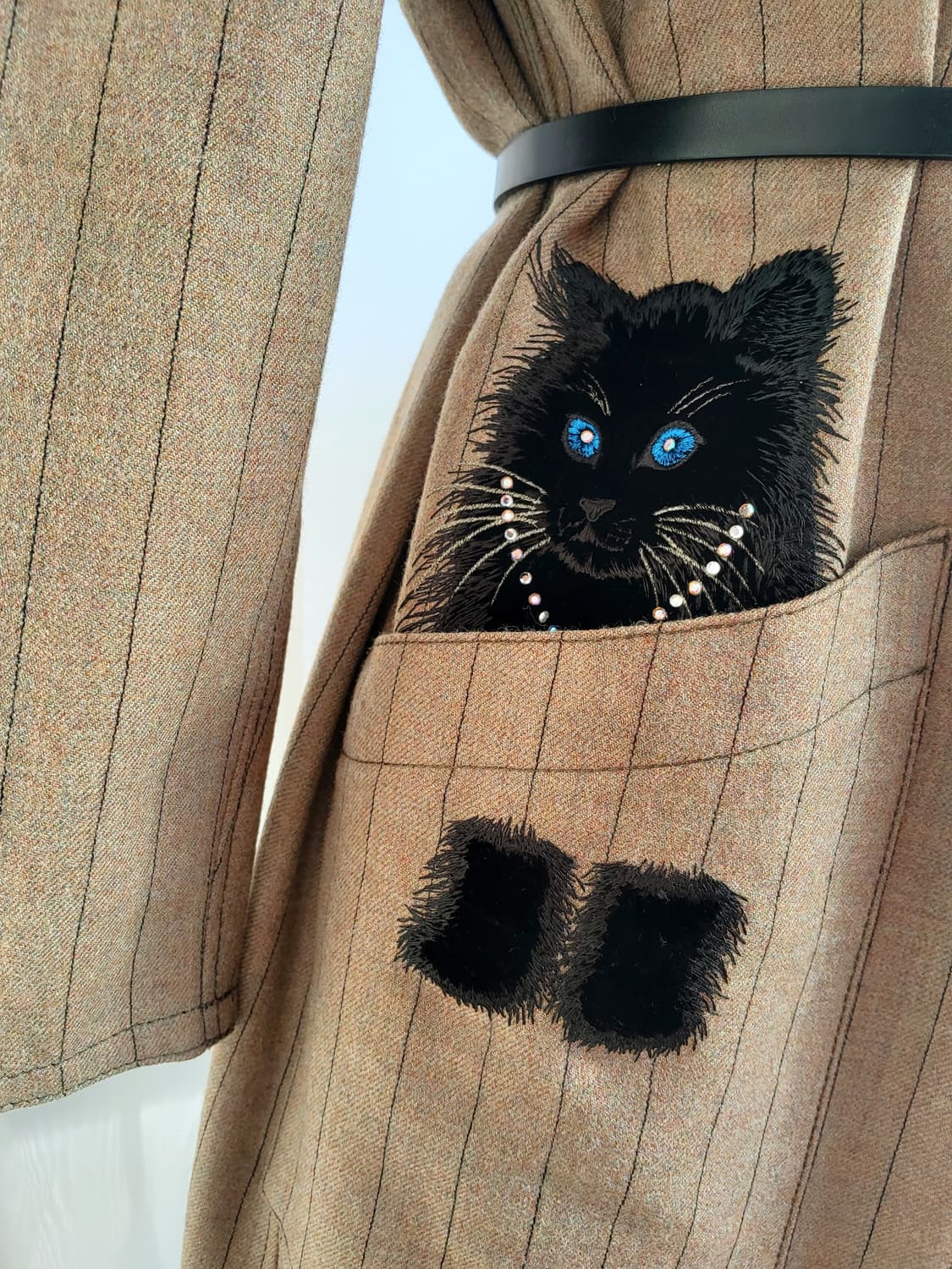 고양이 빈티지 원피스 고먐미 상품이미지4