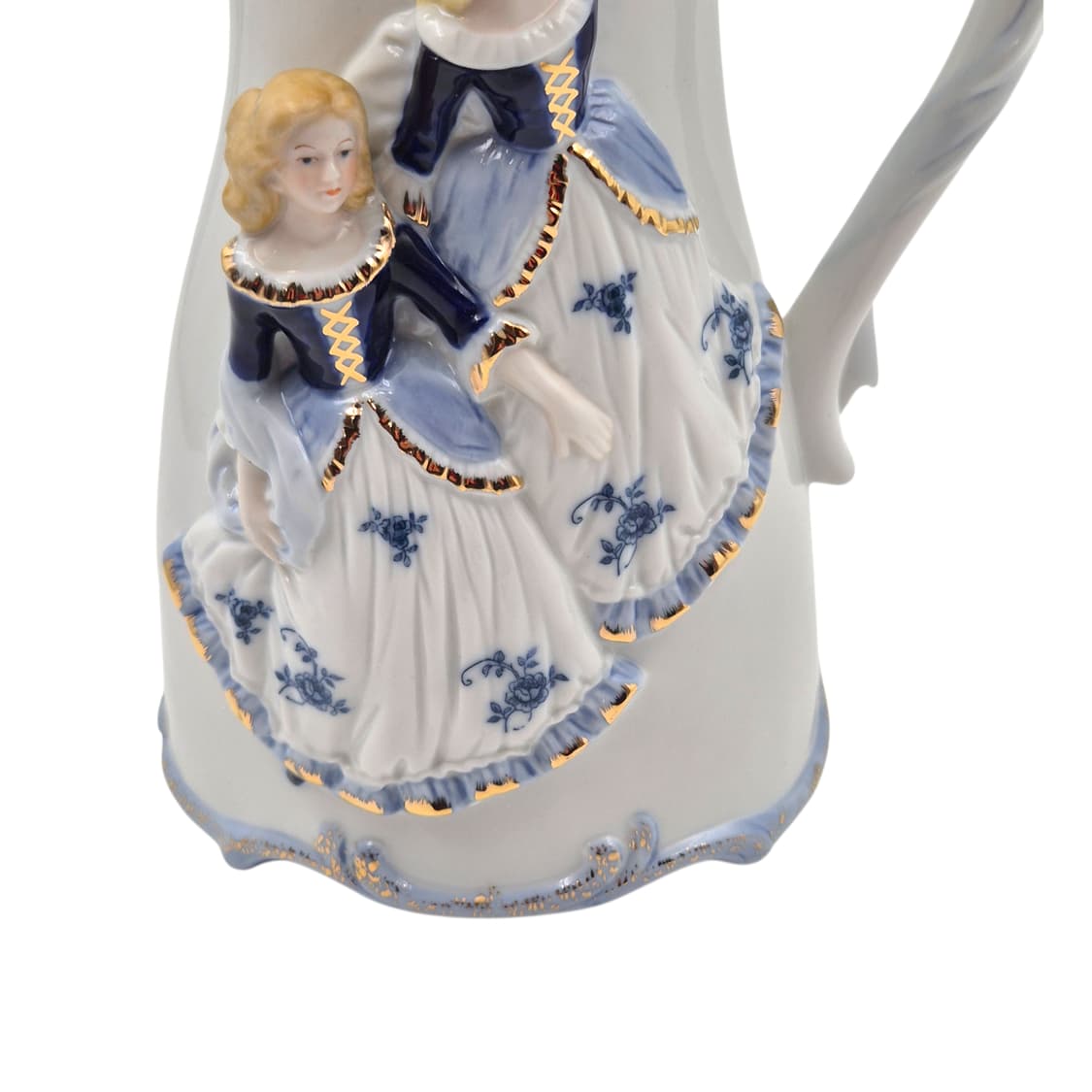 80s 이탈리아 드먼 여인 포셀린 대형 화병 상품이미지4