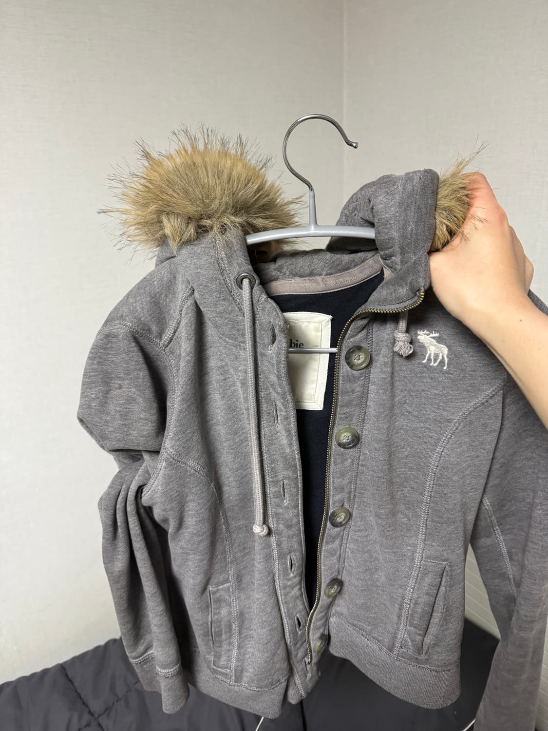 희귀매물 아베크롬비 울프죠 후드집업  상품이미지1