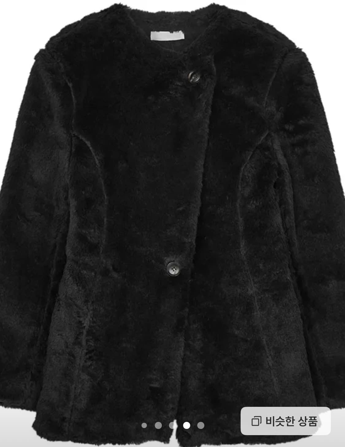 포르테나 페이 비건 퍼 재킷 상품이미지5