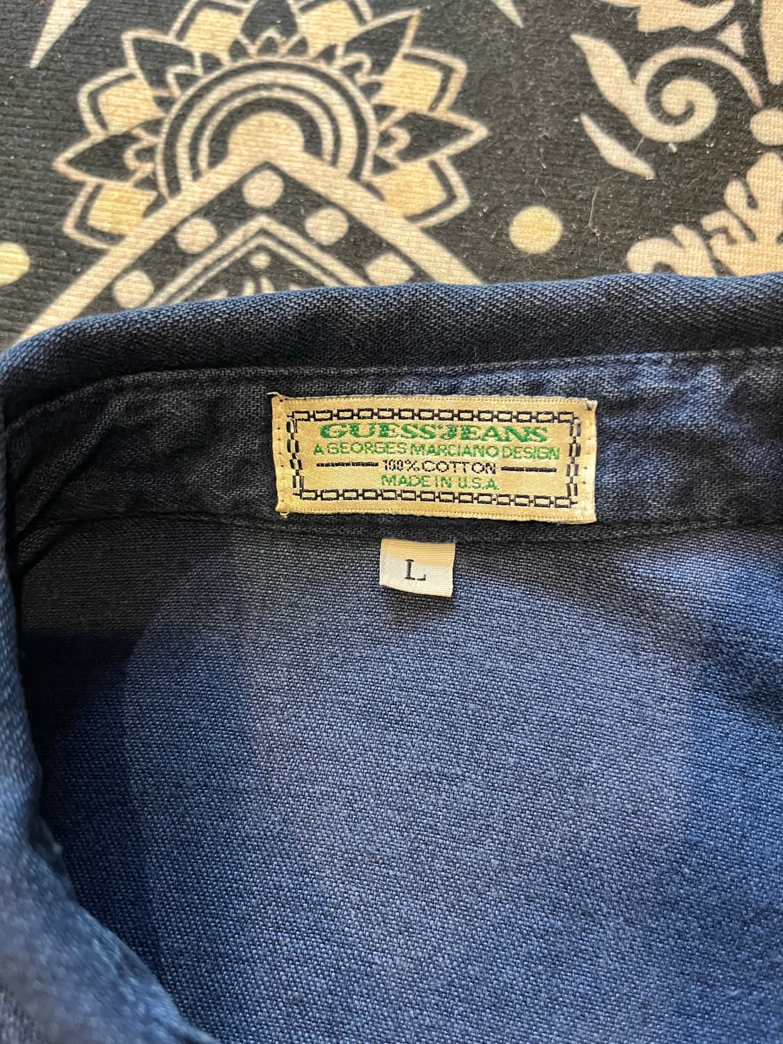 90년대 게스 데님 셔츠(미국생산) 상품이미지3