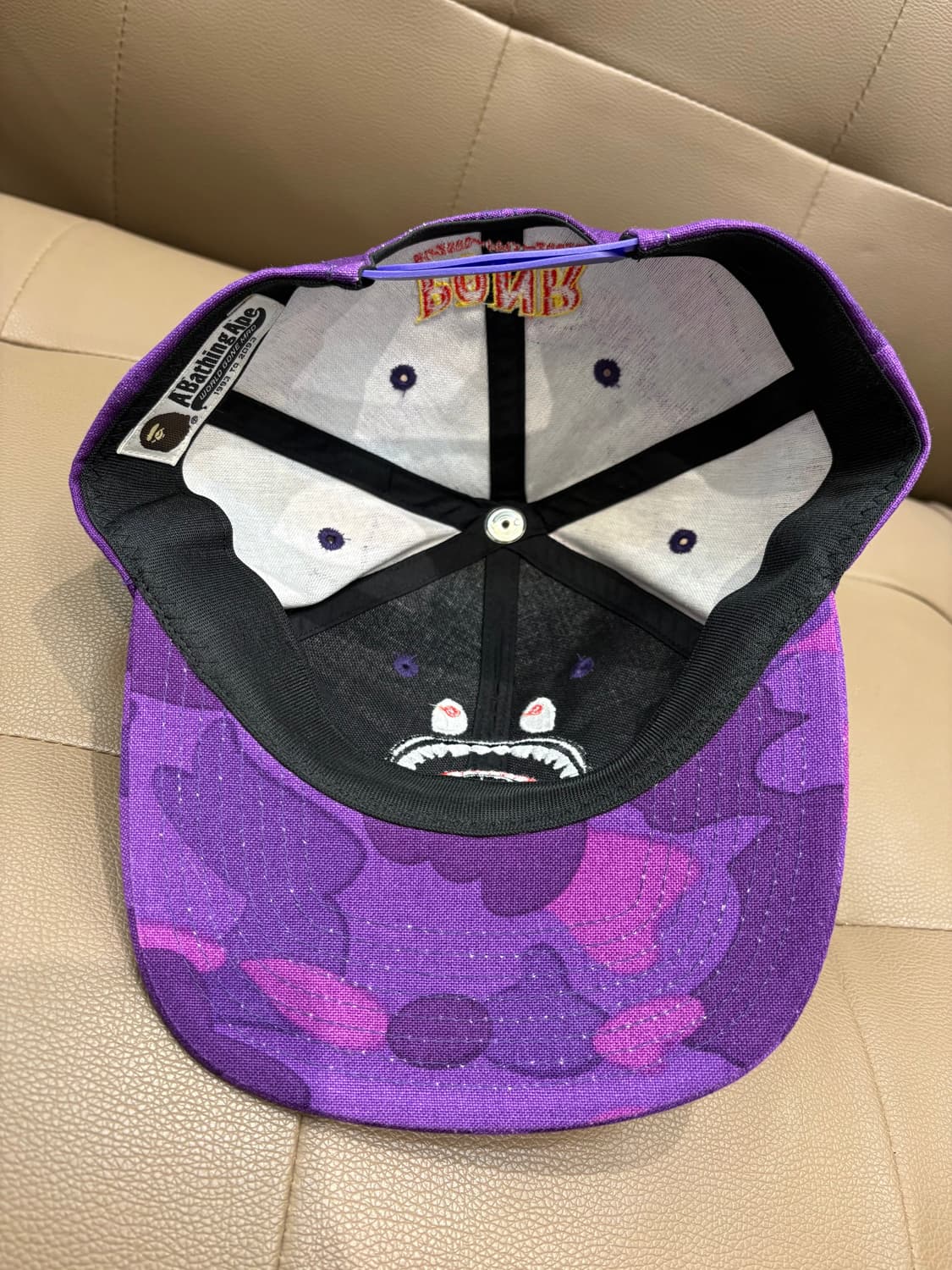 베이프 밀리터리 샤크 자수 캡 상품이미지9