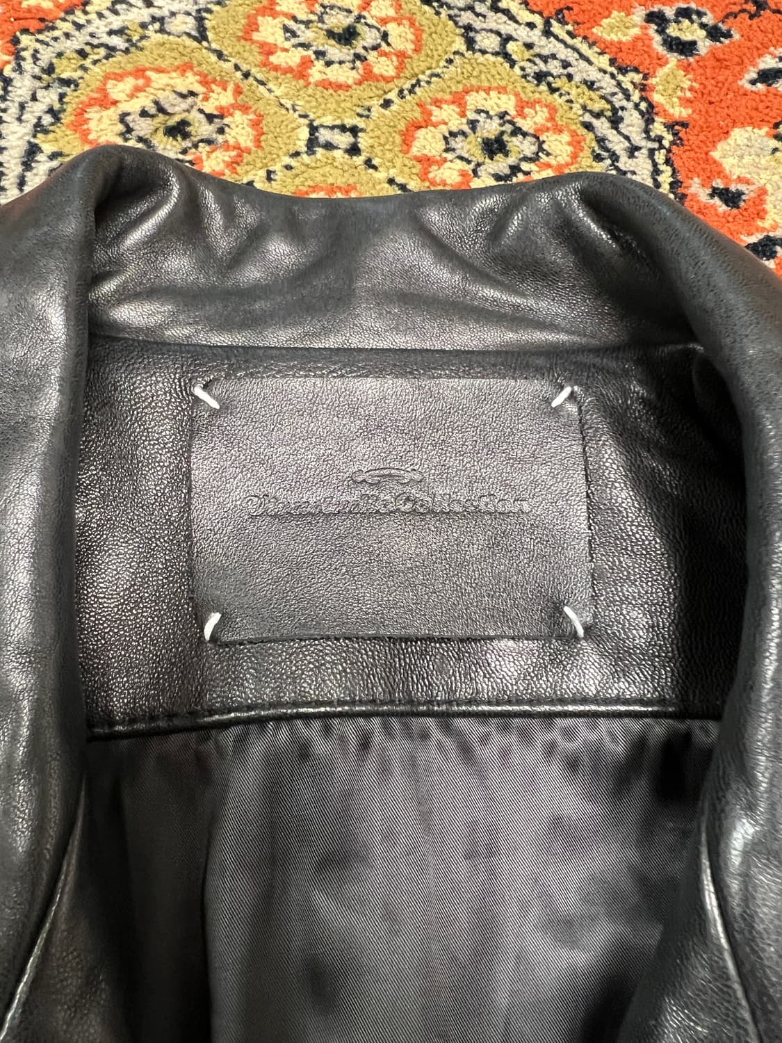 [M] 비바스튜디오 램스킨 테리 라이더 더블 라이더자켓 상품이미지3