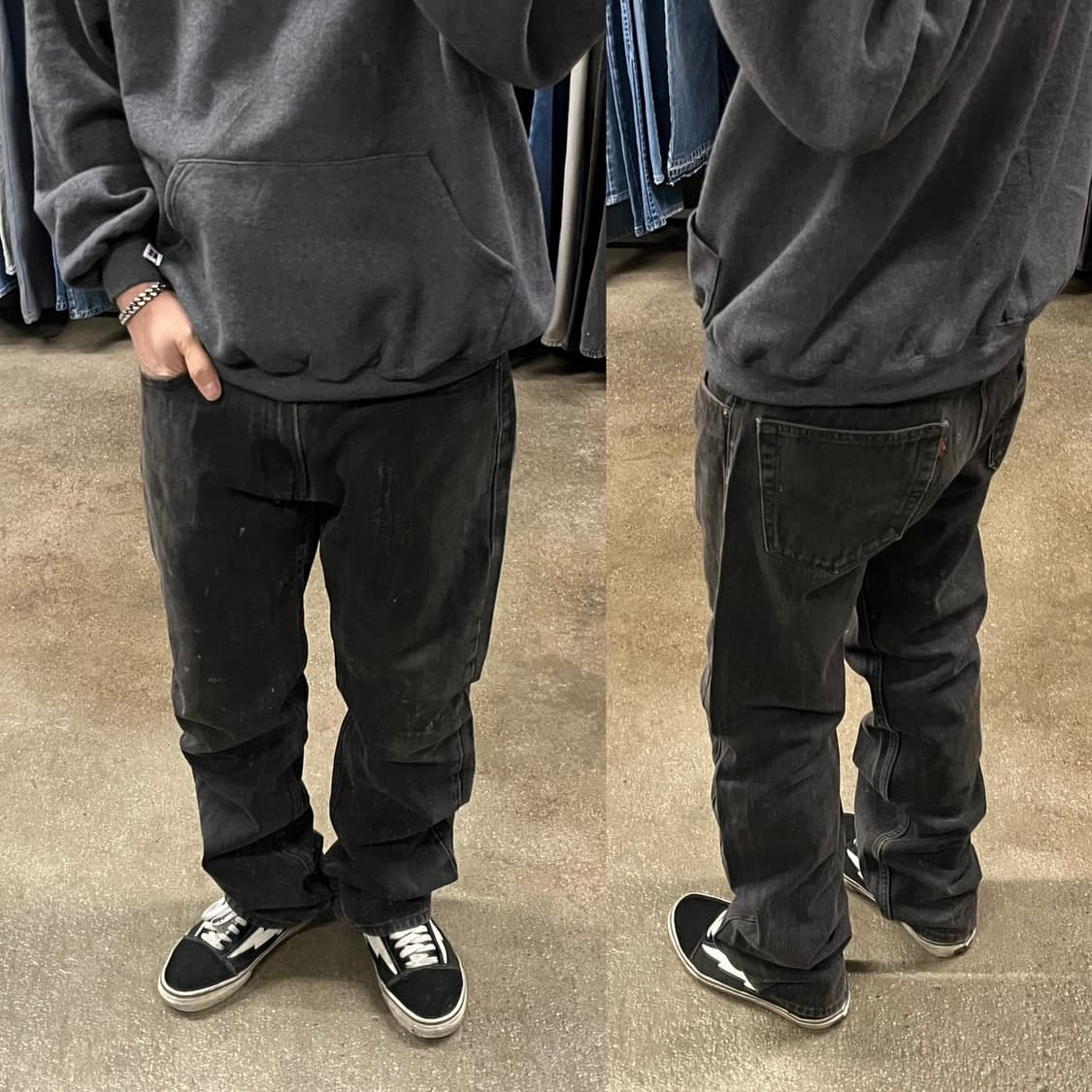 리바이스505 블랙진 (33“) 상품이미지6