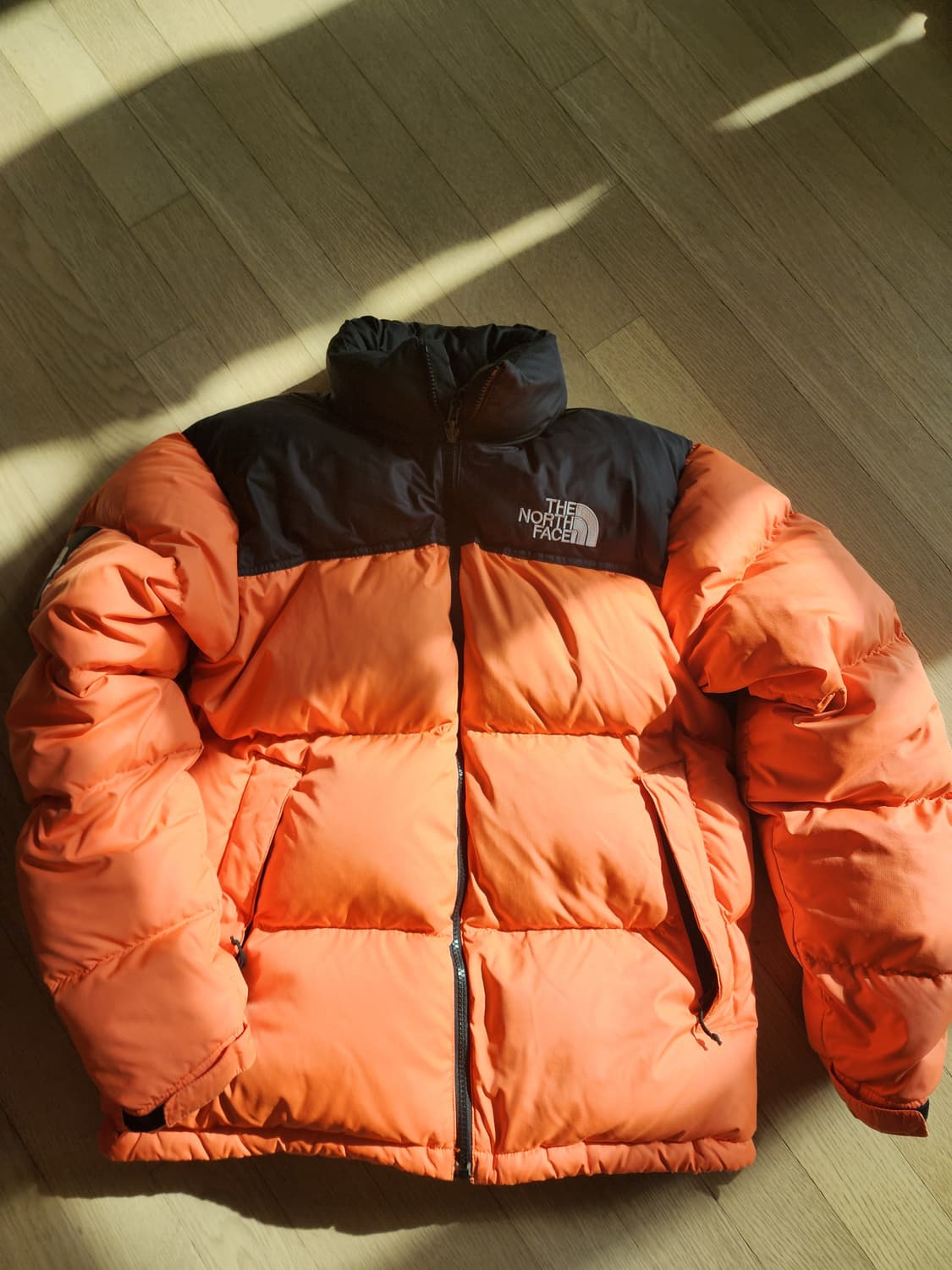 M 16fw 슈프림x 노스페이스 눕시 패딩 파워오렌지 상품이미지1