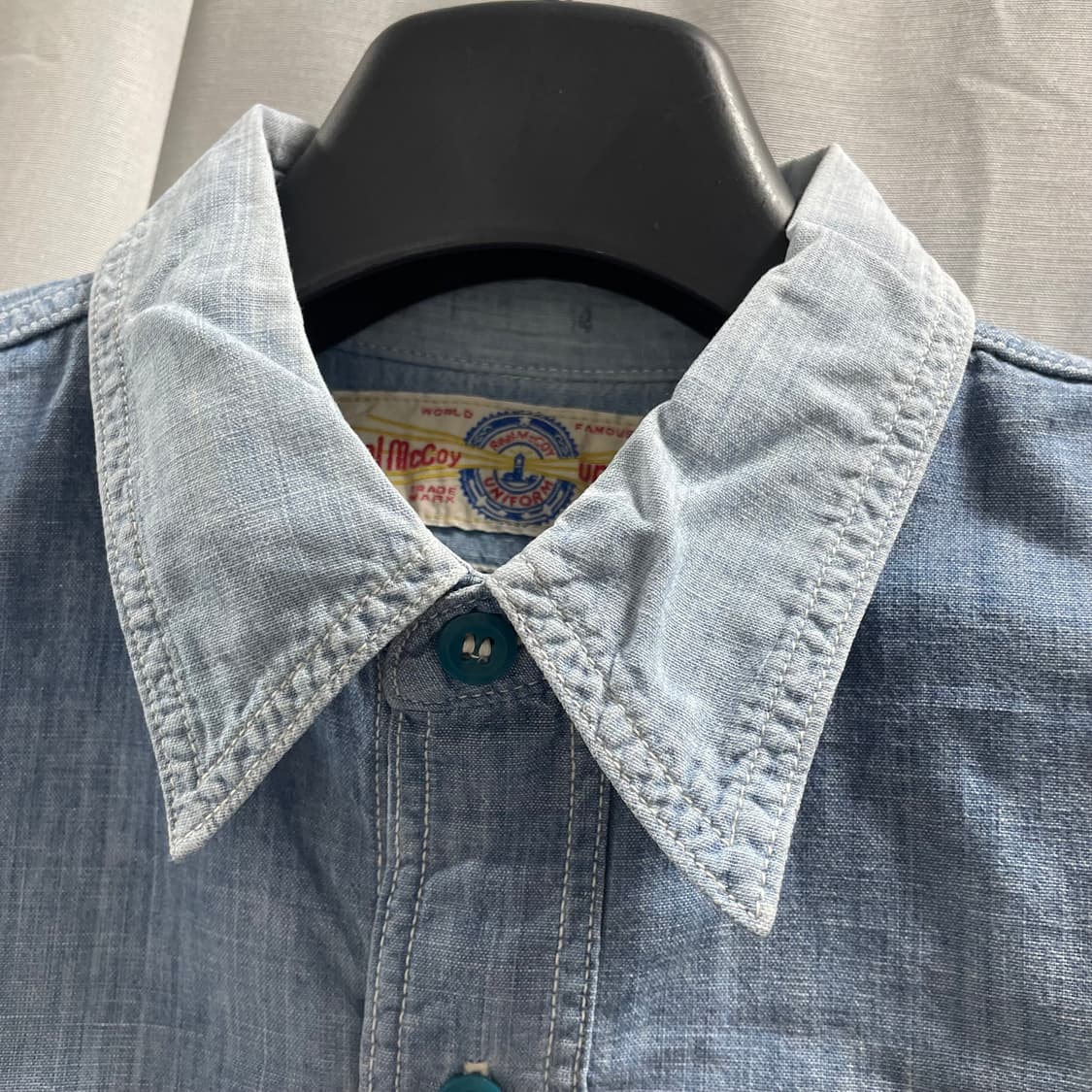 리얼맥코이/ USN 샴브레이 셔츠/ 95 상품이미지3