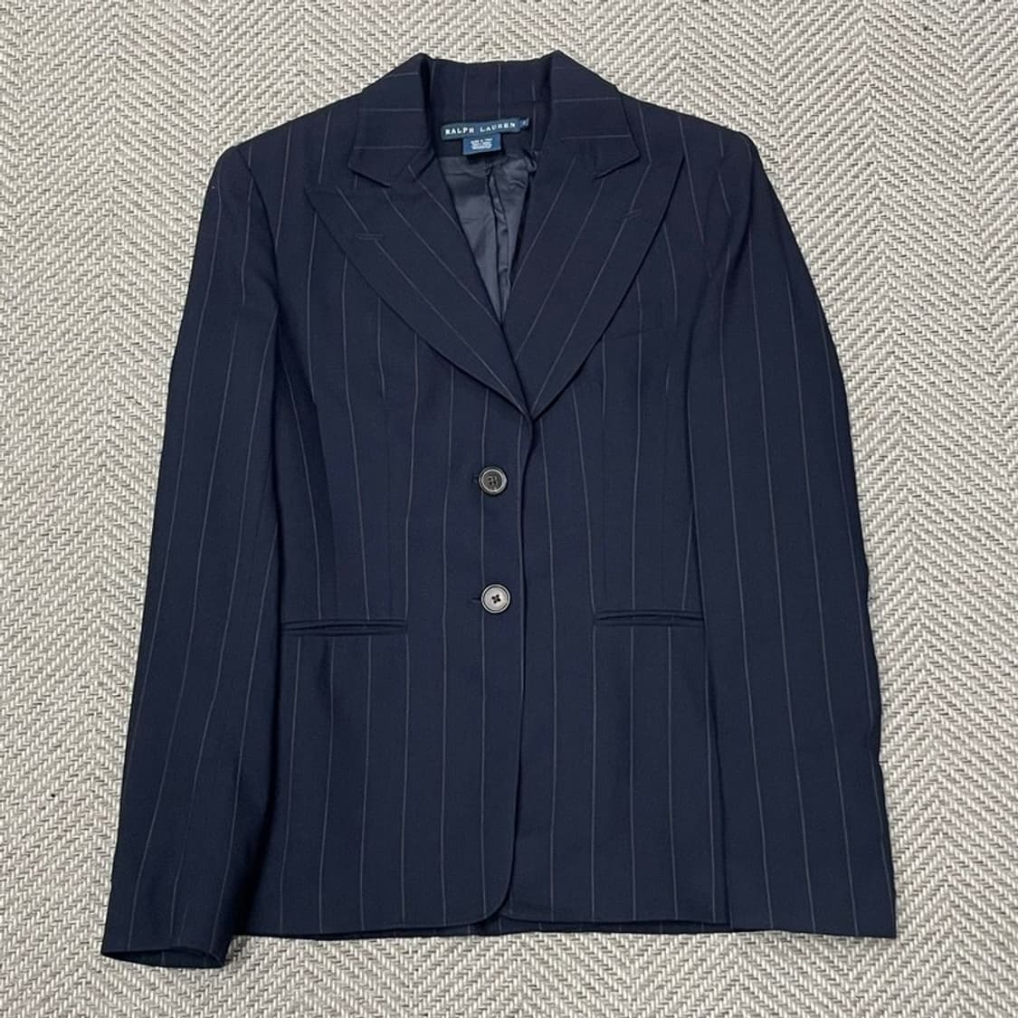 랄프 로렌 스트라이프 울 블레이저 v0101 상품이미지1