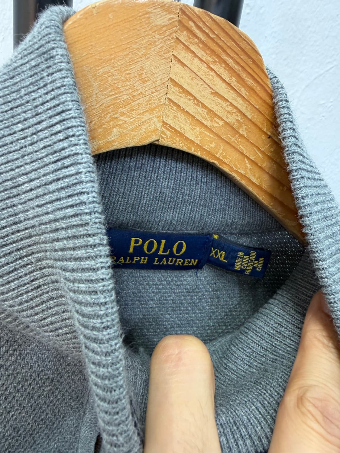 정품) 폴로랄프로렌 하프집업 니트 XXL(작게나옴)  상품이미지6