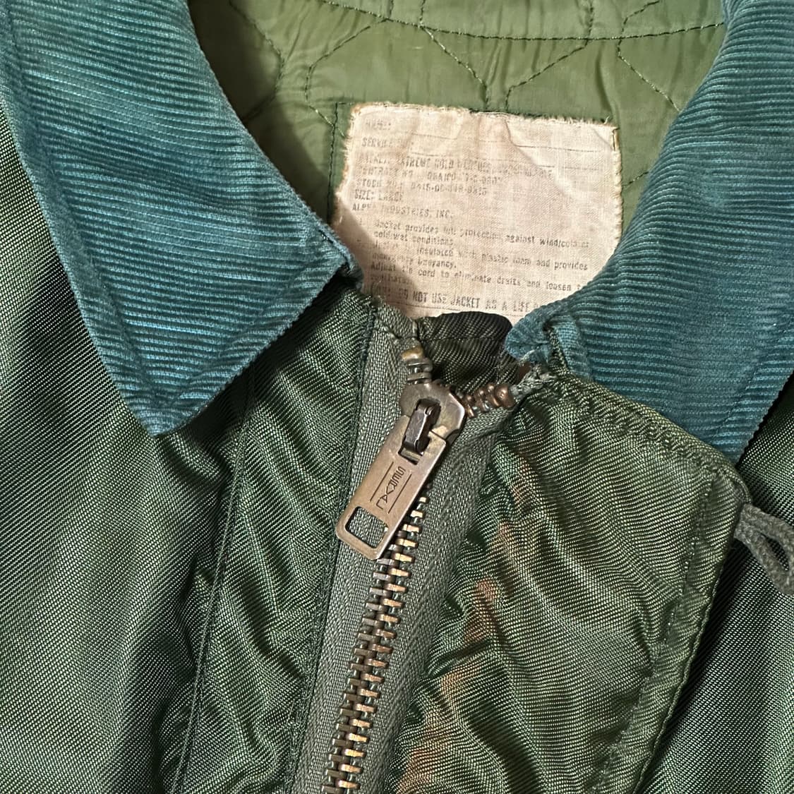 70s 알파인더스트리 미해군 덱자켓  상품이미지5