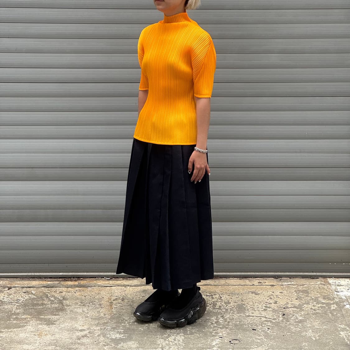 Pleats Please Yellow High Neck Cut Short 상품이미지8