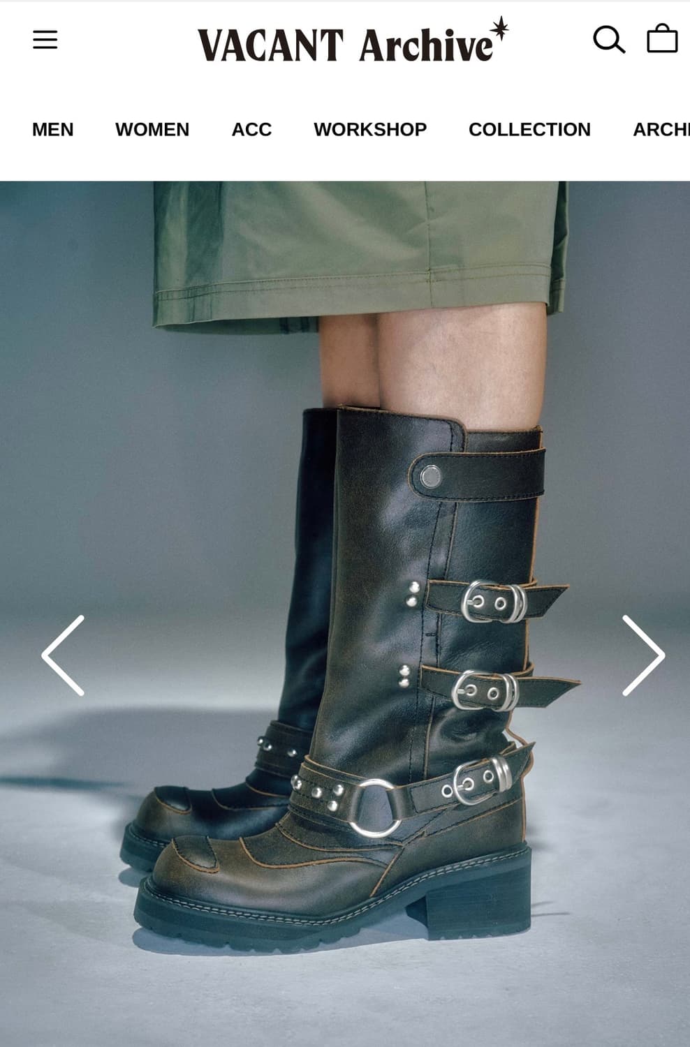 베이컨트 아카이브 / IVAN HALF STRAP BOOTS / 240 상품이미지9