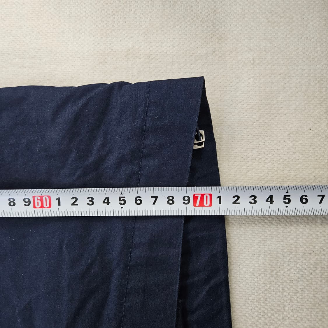 [88-96-160] BCBG 여성 네이비 집업 트렌치코트 0114YH1 상품이미지7