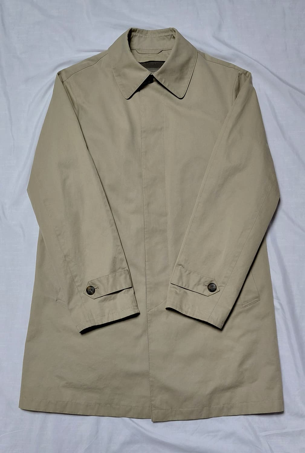 [XS] 브룩스 브라더스 울 라이너 싱글 트렌치코트 (맥코트) 상품이미지1