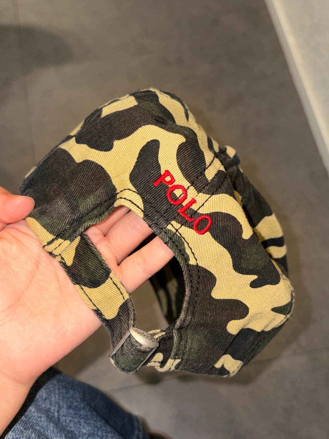 폴로 카모 볼캡 상품이미지2