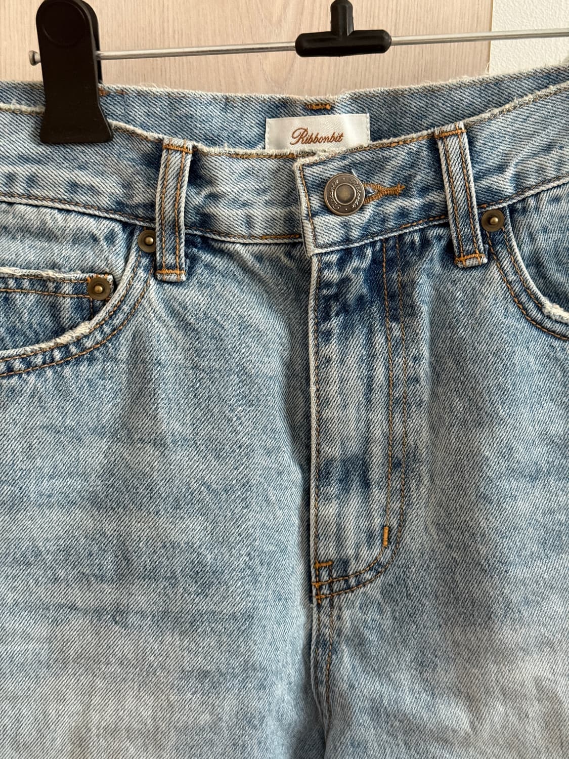 리본빛 모노 데님 스몰 미착용 새상품 상품이미지4