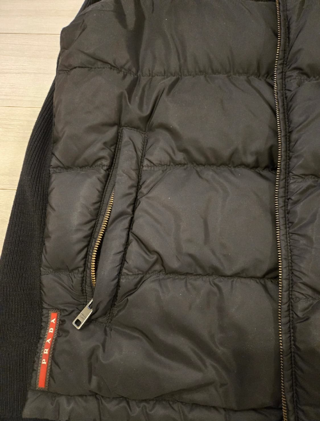 프라다 니트 구스다운조끼 상품이미지4
