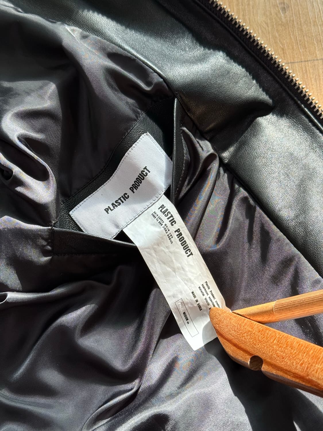 플라스틱프로덕트 레더자켓 상품이미지6