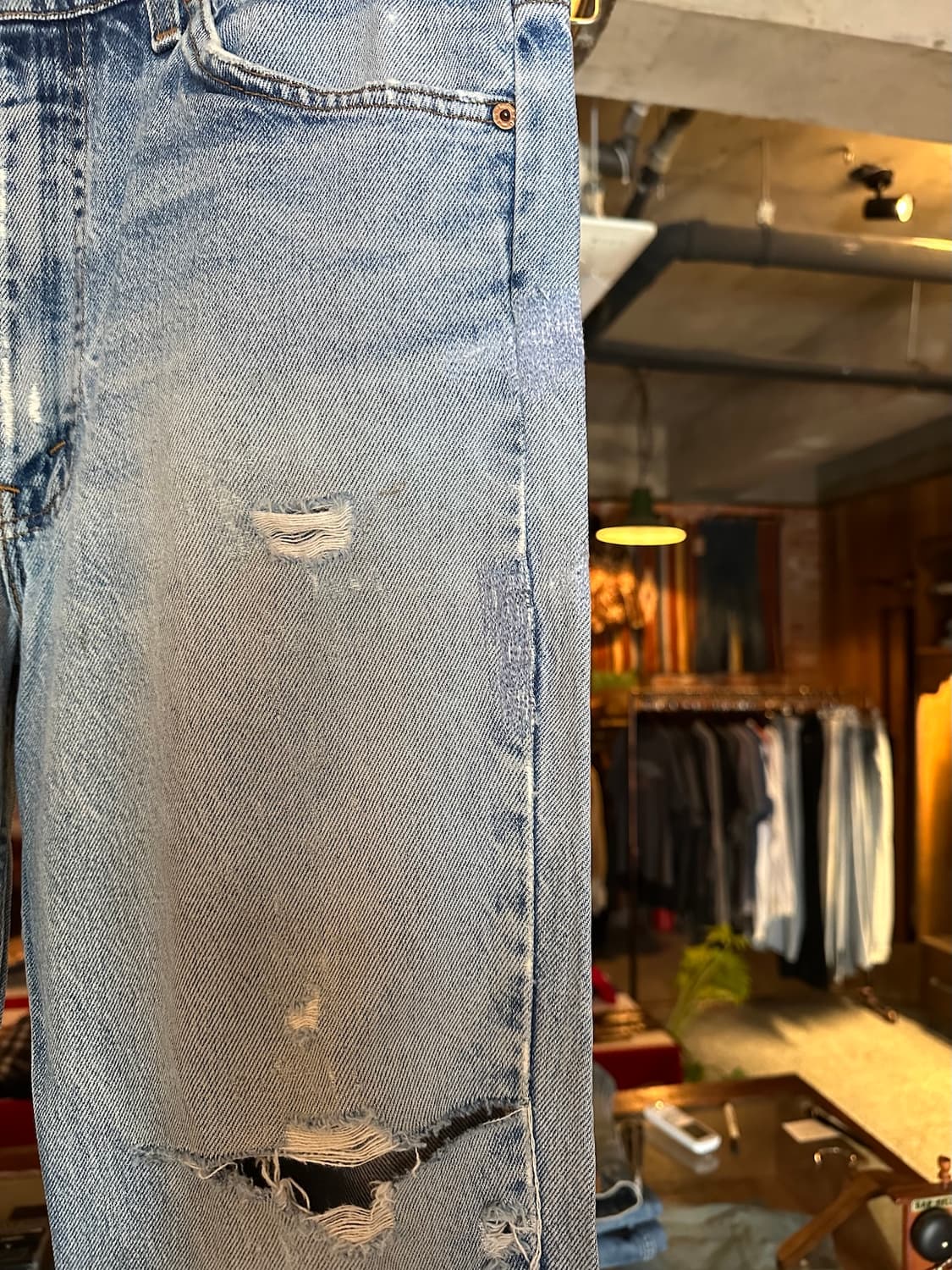 90s USA Levis 517 Boot Cut Denim Pants 상품이미지4