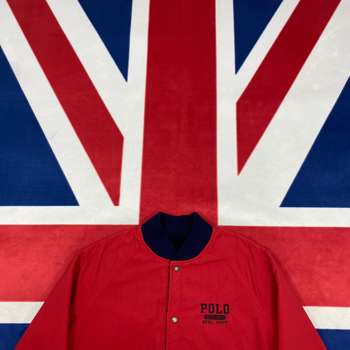 90s 폴로 리버시블 자켓 90실측M  상품이미지2