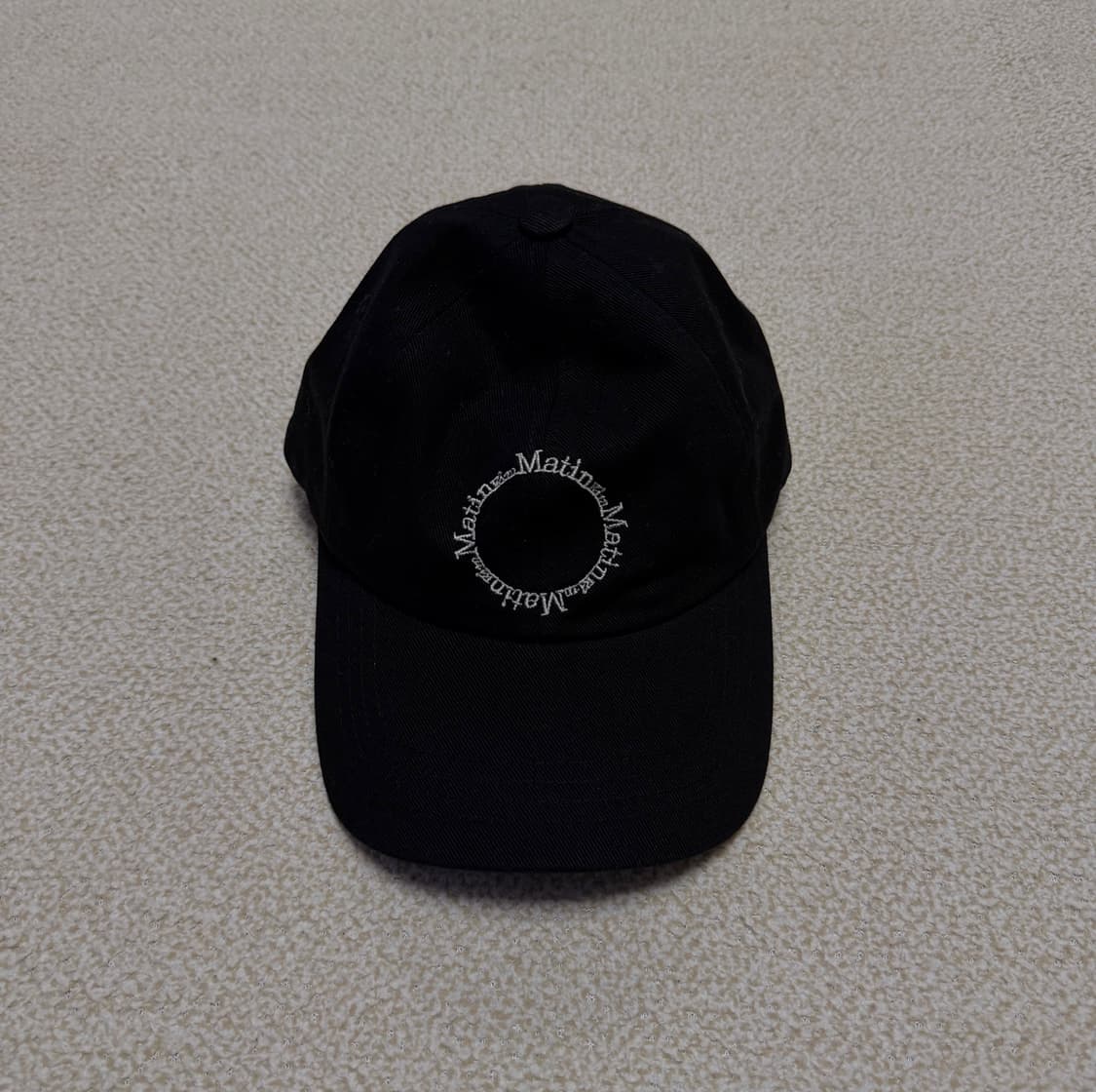 마뗑킴 마카롱 로고 볼캡  상품이미지1