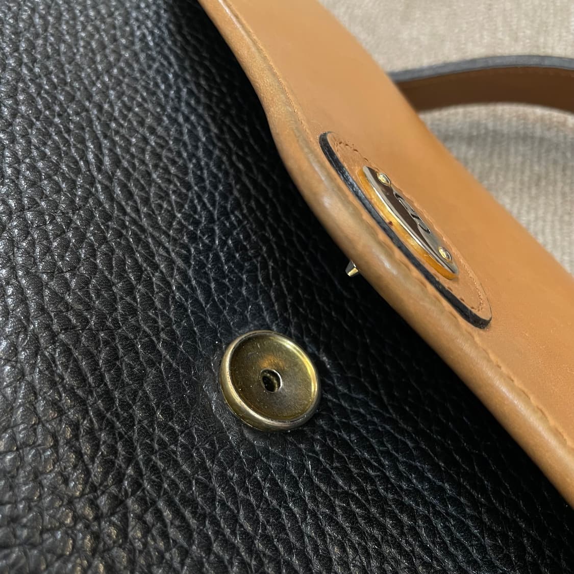 vintage Christian Dior 디올 빈티지 레더 백 상품이미지5