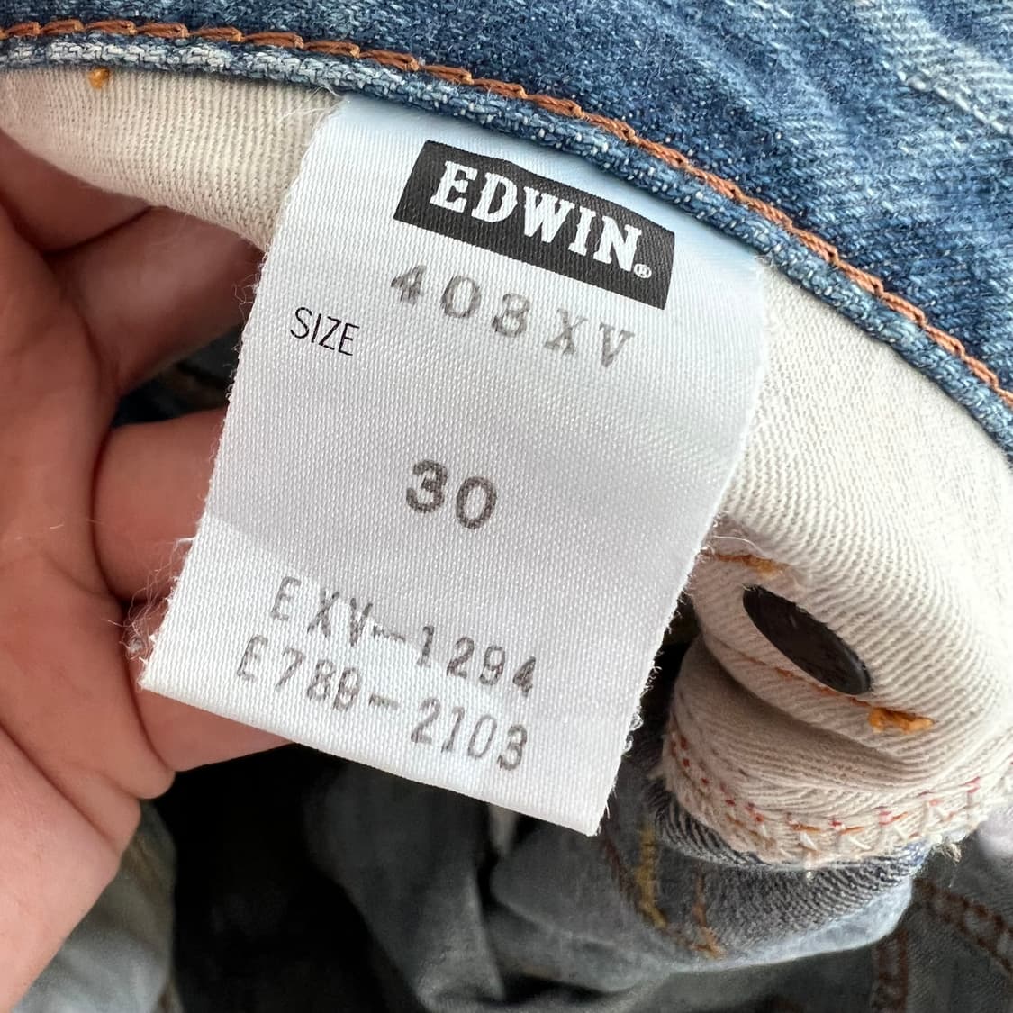 에드윈 리페어 데님 팬츠 상품이미지9