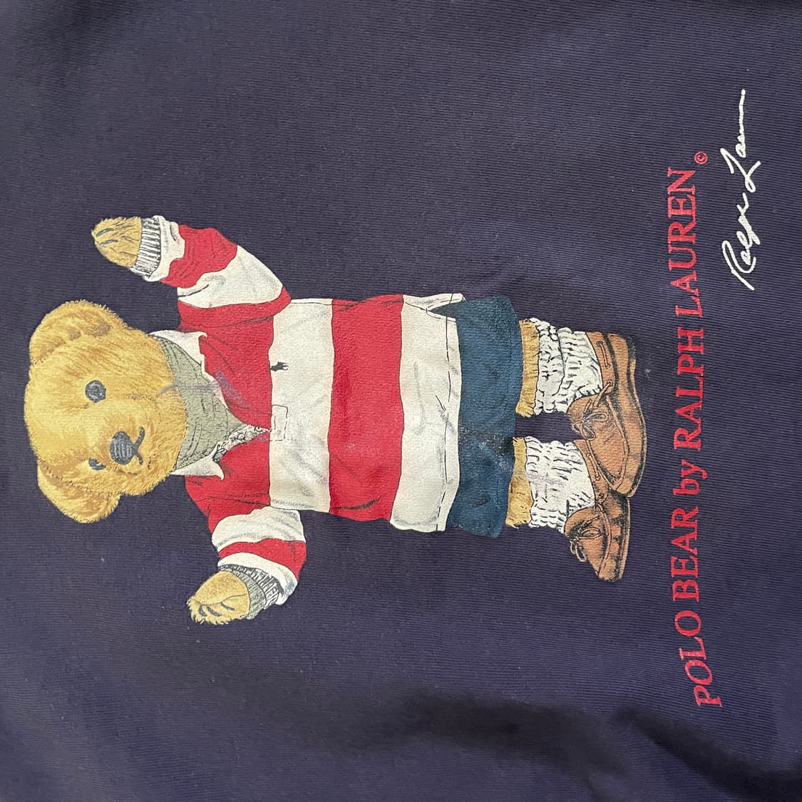 90’s 폴로 랄프로렌 테디베어 맨투맨 상품이미지3