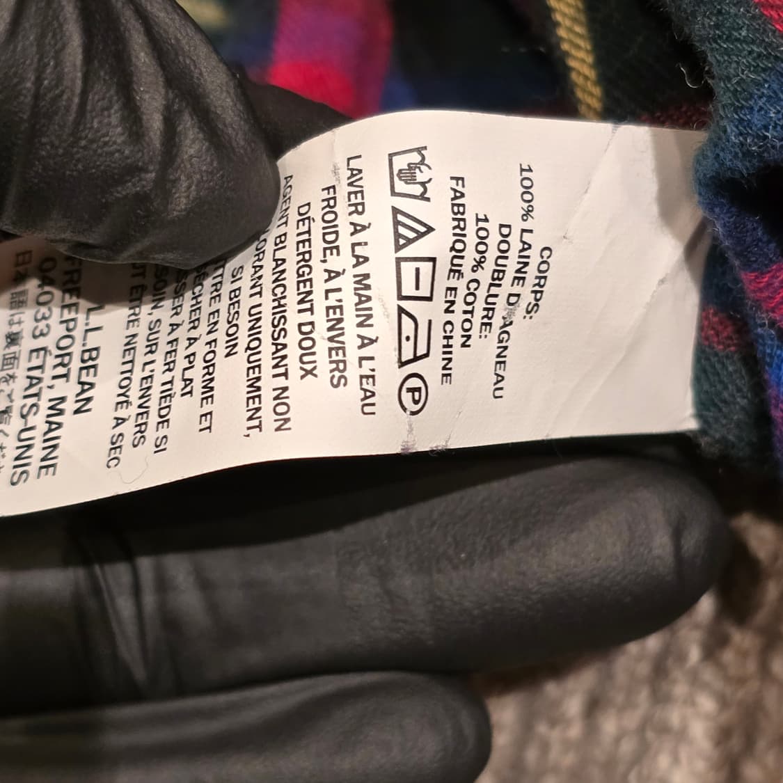 90s L.L.Bean 램스울100% 풀집 니트 스웨터 상품이미지7