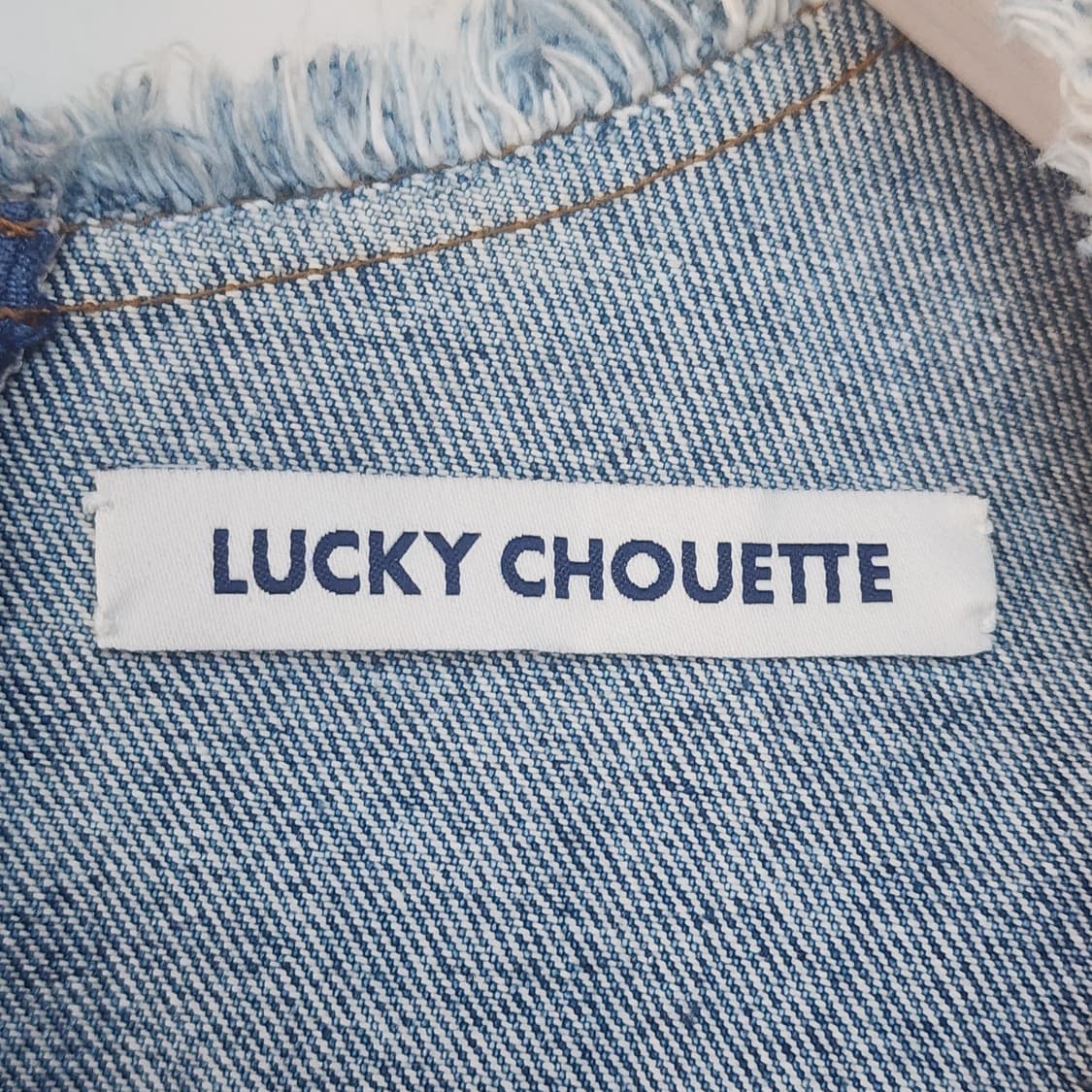 럭키슈에뜨 데님 롱 셔츠 원피스 상품이미지3