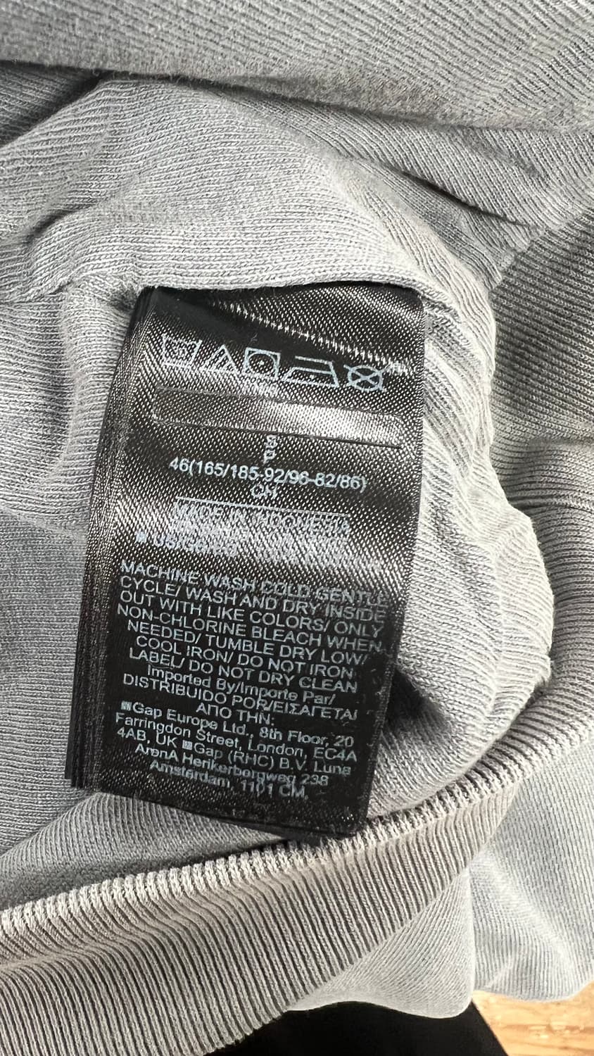 (새상품)이지갭 풀오버후디 포에틱그레이 S 상품이미지3