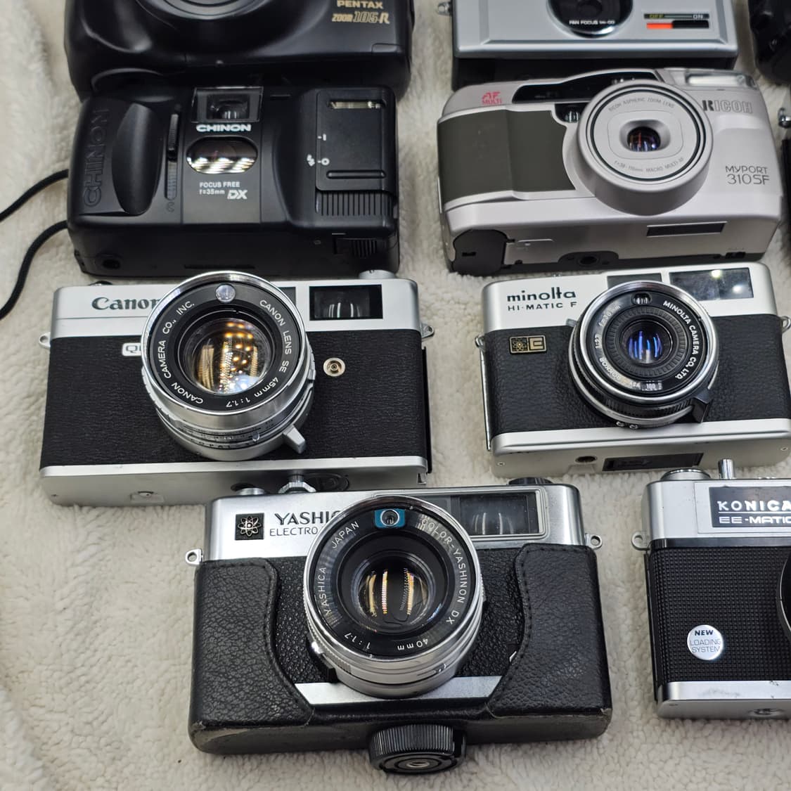 빈티지 클래식 필름카메라 일괄 필카 수리용 소장용 인테리어 장식용  상품이미지6