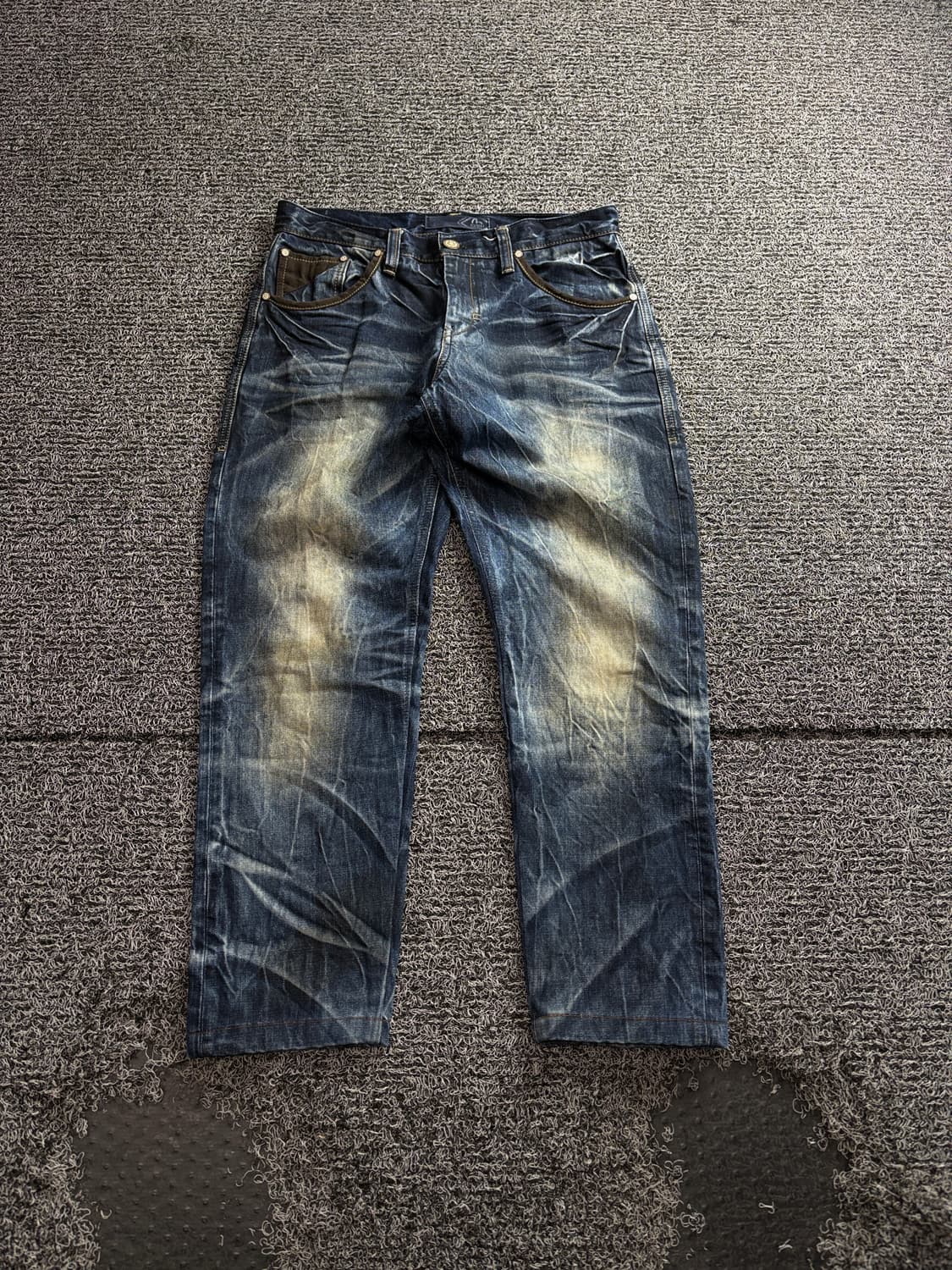 에비수 시그니처 와이드 데저트 워싱데님 팬츠 4145 상품이미지2