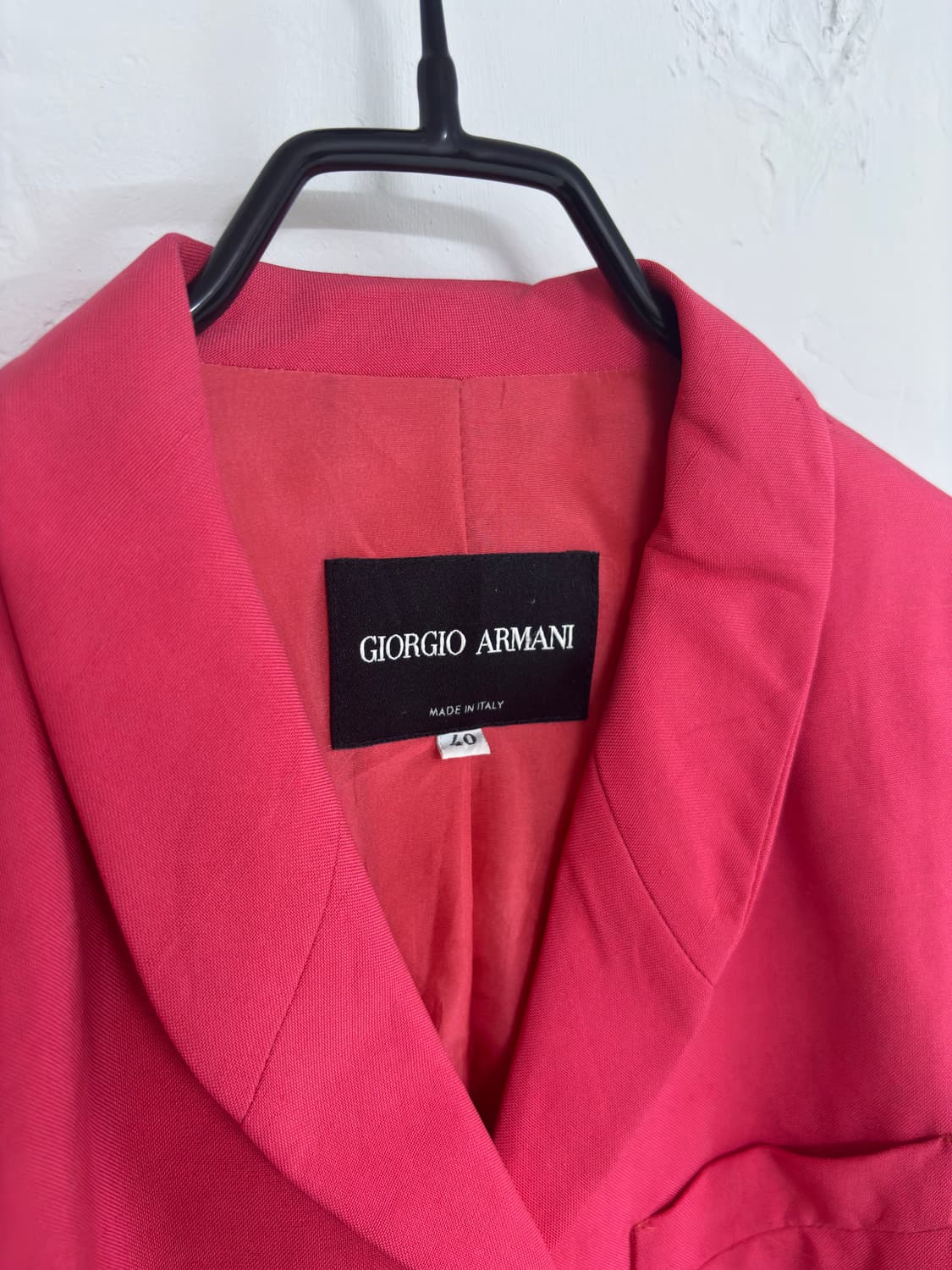 조르지오 아르마니 핑크 실크 자켓 상품이미지6