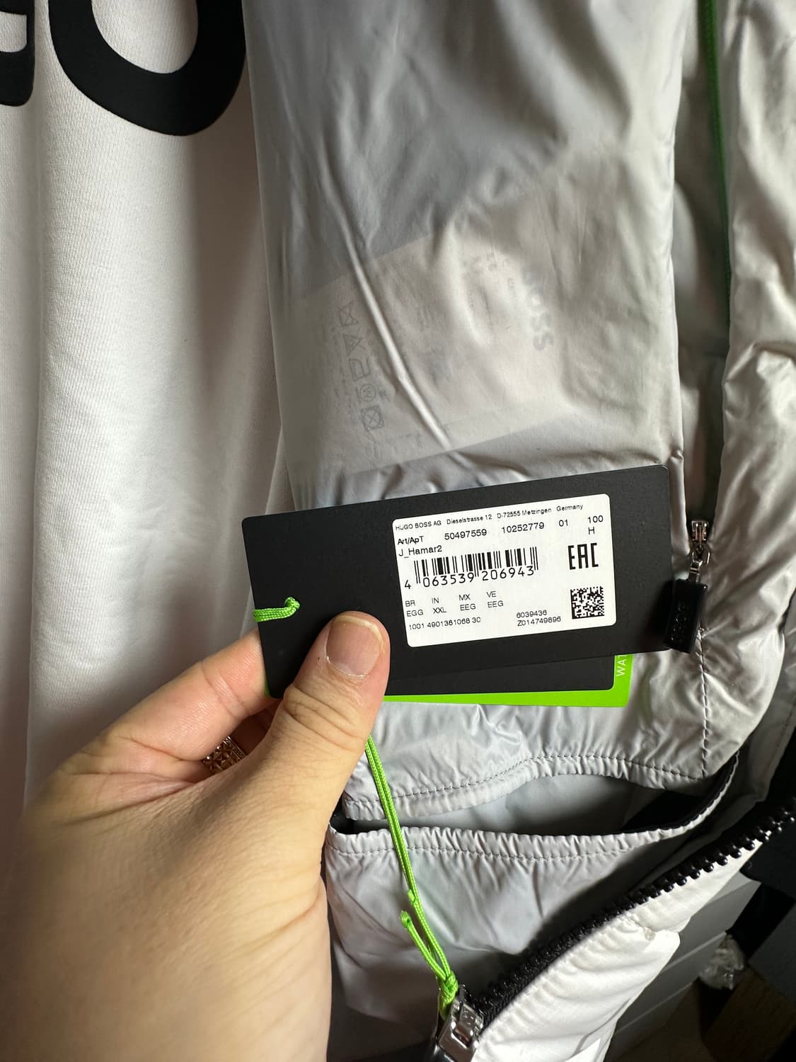 휴고보스 패딩 맨투맨 셋트 새상품 상품이미지4