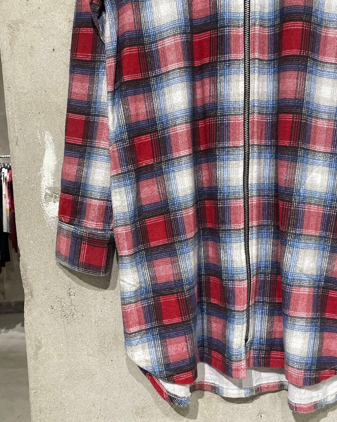 스투시 린콘 플래드 체크 집업 자켓 상품이미지4