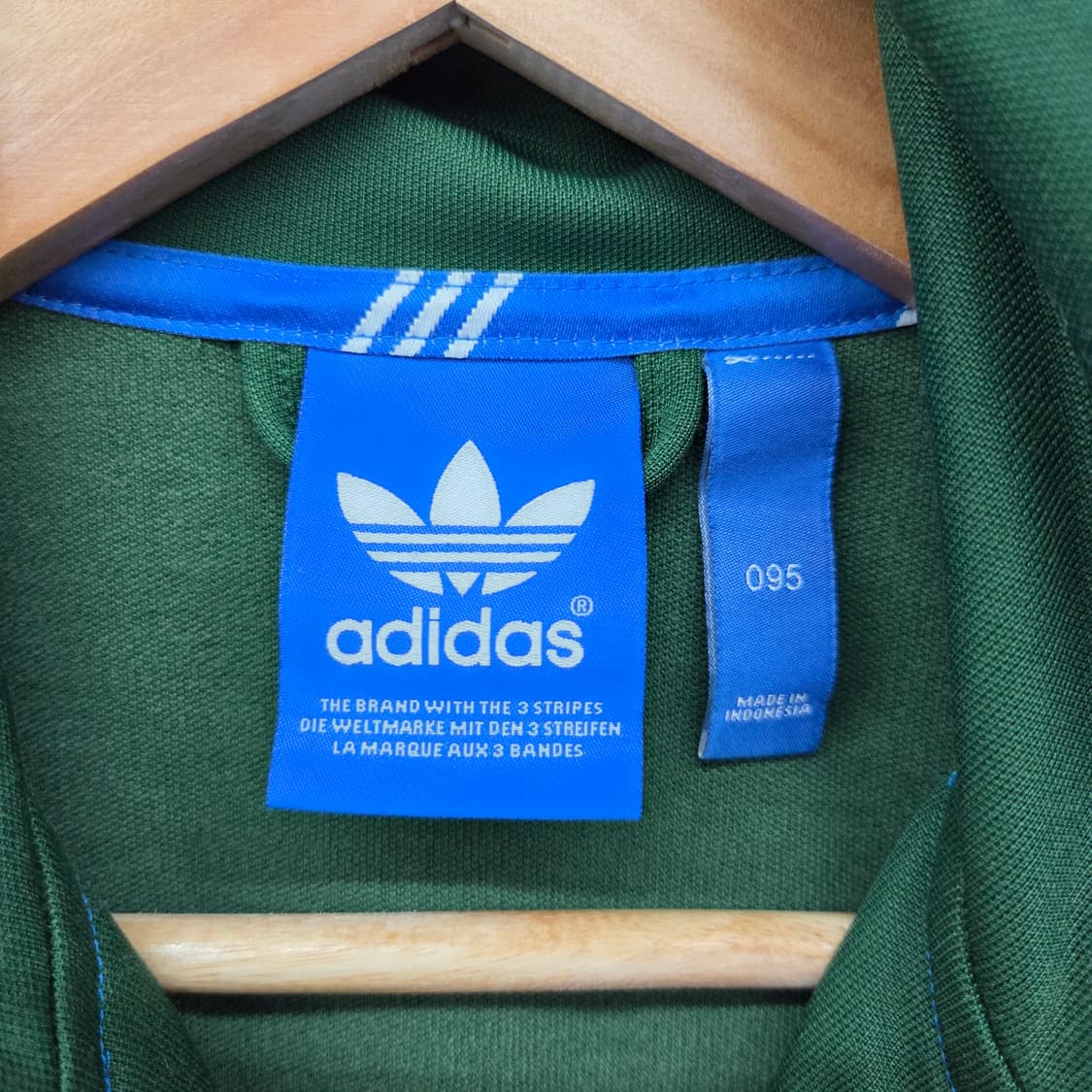 아디다스져지 삼선 트랙탑 자켓 그린 여m 상품이미지4