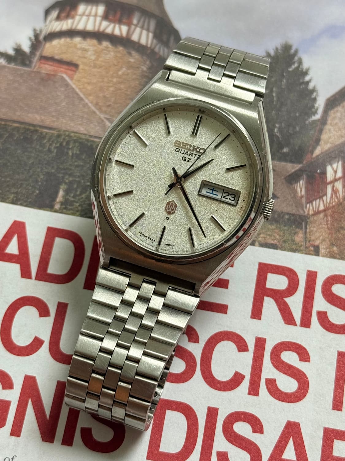 Seiko 세이코 QZ Quartz Day-Date Snow flake  상품이미지1