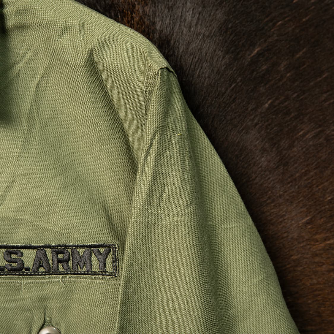 [110] 60s 미군 OG-107 유틸리티 셔츠 / 퍼티그 셔츠  상품이미지5